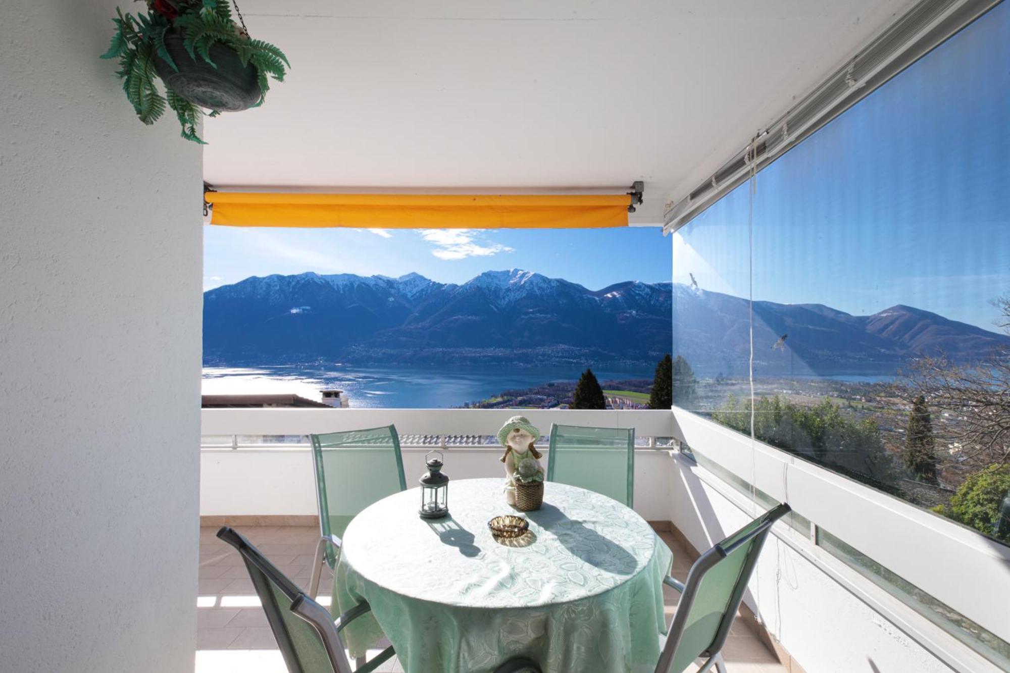 Appartamento In Ticino Locarno vista lago Maggiore casa Hulya Orselina Esterno foto
